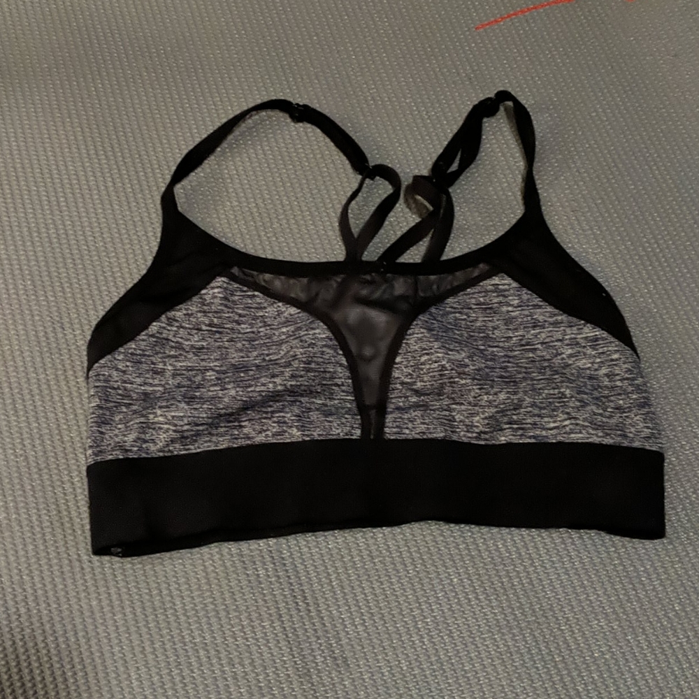 Grey PINK Sports Bra Small